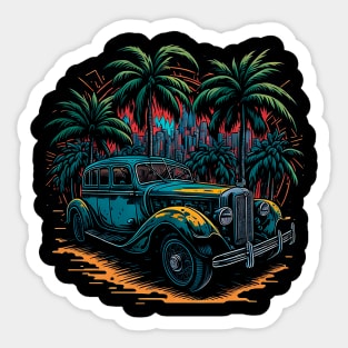 Vintage car Sticker